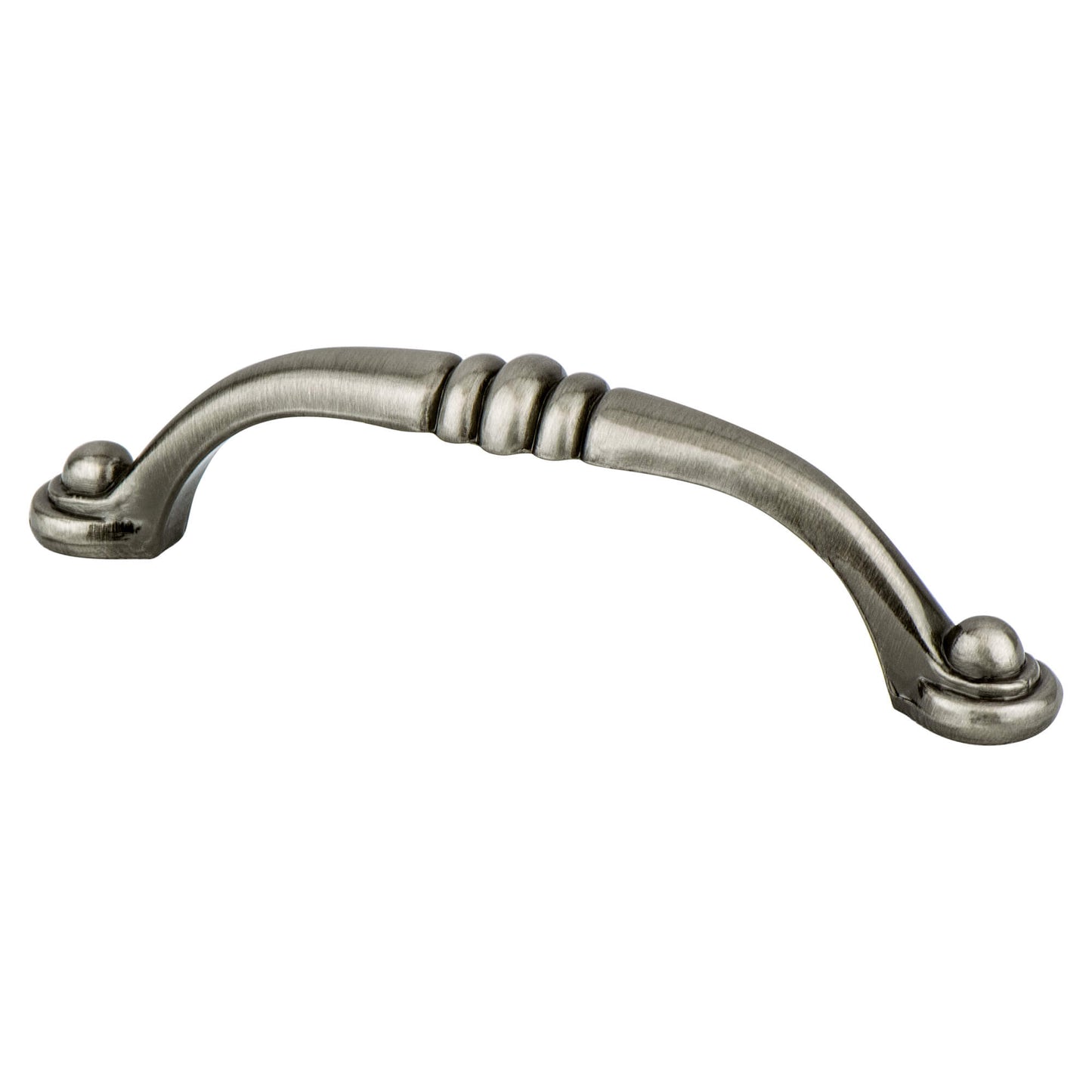 Berenson Euro Traditions Series 96mm Pull Brushed Black Nickel