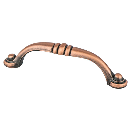 Berenson Euro Traditions Pull 96MM C/C Brushed Antique Copper