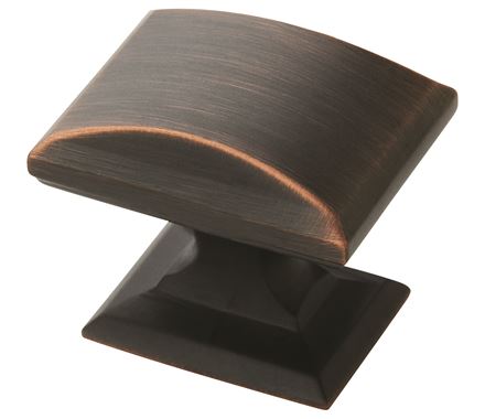 Amerock 1-1/4 Inch Candler Cabinet Knob In Oil-Rubbed Bronze