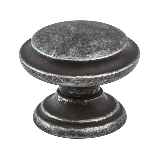 Berenson Euro Rustica Mushroom Knob 1-3/8 Inch Dia Rustic Iron