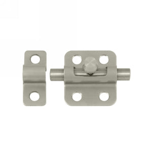 Deltana 2 Inch Barrel Bolt -  Brushed Nickel