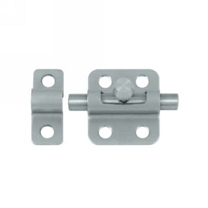 Deltana 2 Inch Barrel Bolt - Brushed Chrome