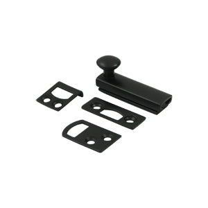 Deltana 2 Inch Concealed Screw Bolt - Flat Black