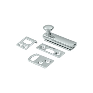 Deltana 2 Inch Concealed Screw Bolt - Polished Chrome