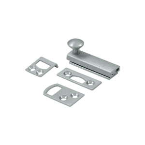Deltana 2 Inch Concealed Screw Bolt - Brushed Chrome