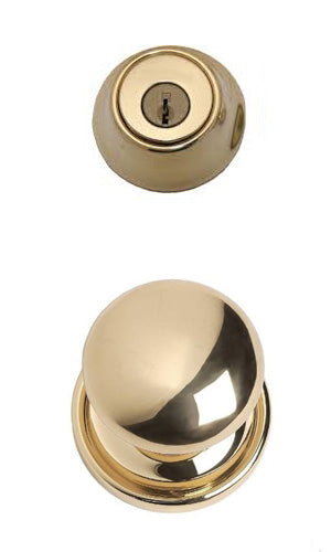Door Knob and Deadbolt with 2 Inch Backset
