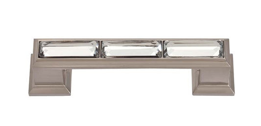 Legacy Crystal Pull 3 Inch (c-c) Brushed Nickel