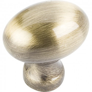 Hardware Resources 1 3/16" Bordeaux Cabinet Knob in Brushed Antique Brass