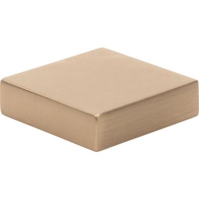 Atlas Homewares Successi Collection Thin Square Knob in Champagne