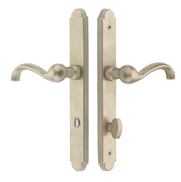 Arched NON-KEYED lock - Thumbturn Privacy - Tumbled White Bronze