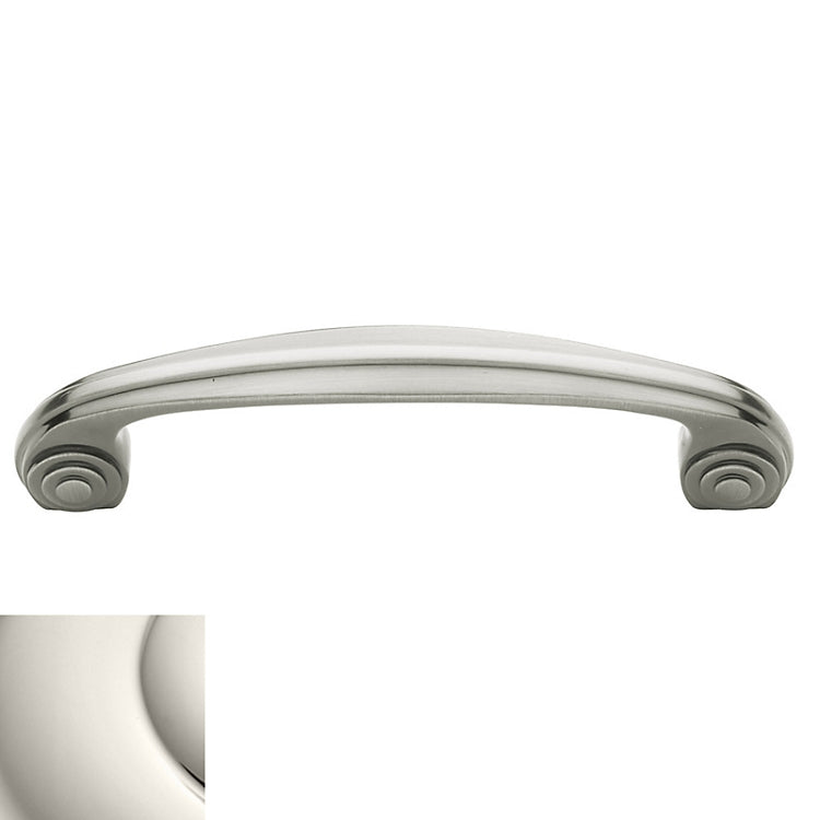Baldwin 4438 Deco Pull - 4" CTC X 1.3" P.