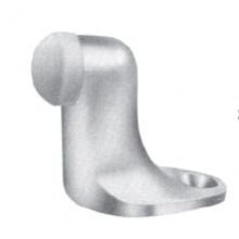 Baldwin Gooseneck Floor Bumper -- 4510 Polished Nickel