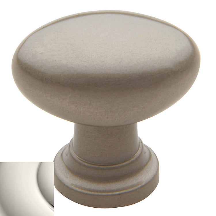 Baldwin 4910 Oval Knob - 1.125" Diameter