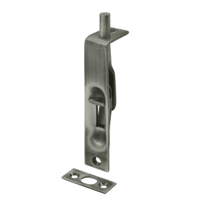 Deltana 4 Inch Heavy Duty Flush Bolt - Antique Nickel