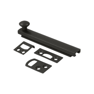 Deltana 4 Inch Concealed Screw Bolt - Oil Rubbed Bronze
