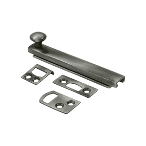 Deltana 4 Inch Concealed Screw Bolt - Antique Nickel