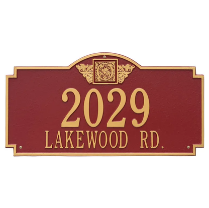 Whitehall Monogram Estate Wall Two Line WH5004