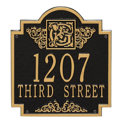 Whitehall Monogram Standard Wall Two Line