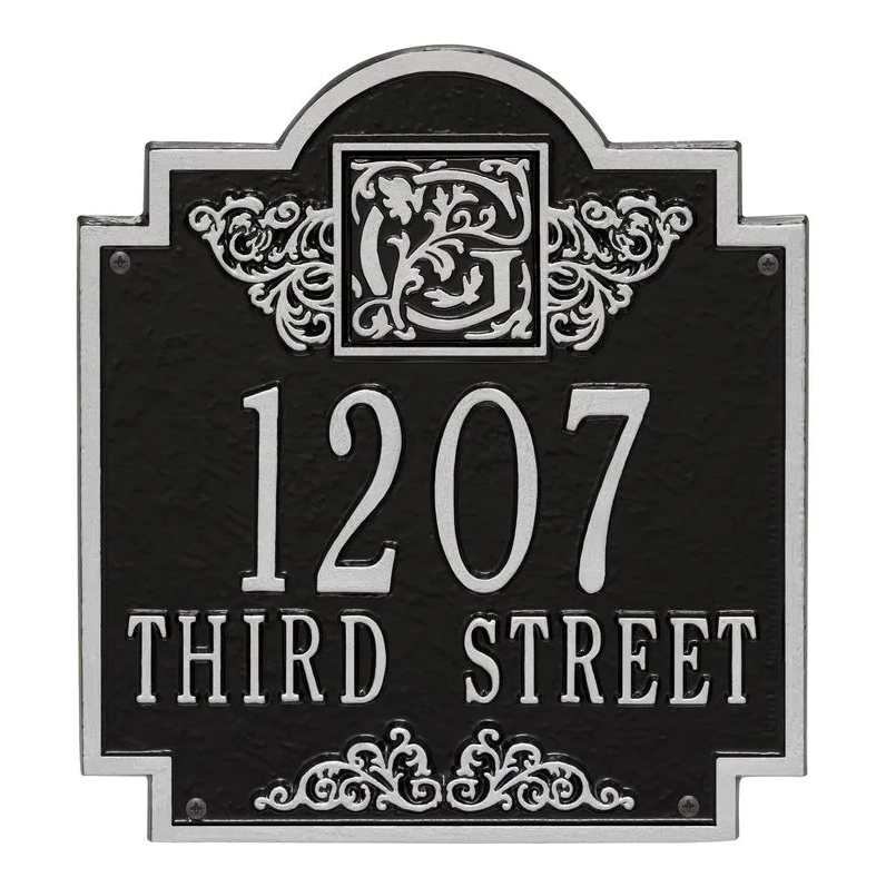 Whitehall Monogram Standard Wall Two Line