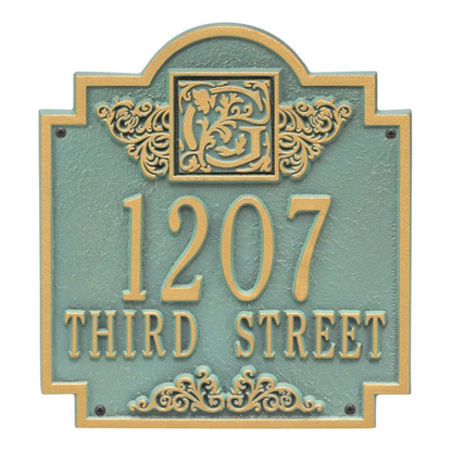Whitehall Monogram Standard Wall Two Line