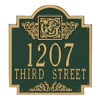 Whitehall Monogram Standard Wall Two Line