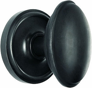 Nostalgic Warehouse Homestead Knob with Classic Rosette - Oil Rubbed Bronze