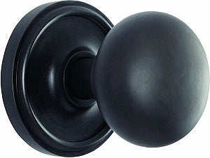 Nostalgic Warehouse New York Knob with Classic Rosette - Oil Rubbed Bronze
