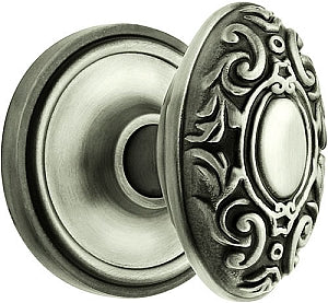 Nostalgic Warehouse Victorian Knob with Classic Rosette - Antique Pewter