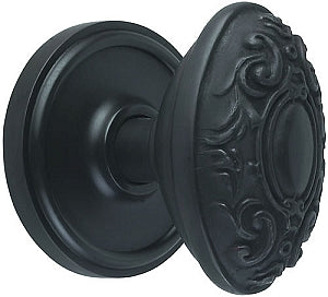 Nostalgic Warehouse Victorian Knob with Classic Rosette - Oil Rubbed Bronze