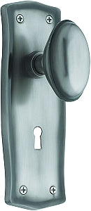 Nostalgic Warehouse Prairie Plate with Homestead Knob - Antique pewter