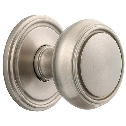 Baldwin Estate 5068 Knob Shown Without Rose Lifetime Satin Nickel