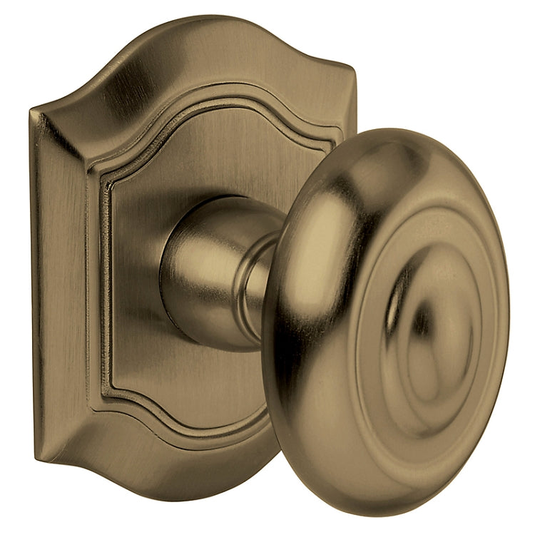 Baldwin Estate 5077 - Satin Brass & Black (Rosette NOT INCLUDED)