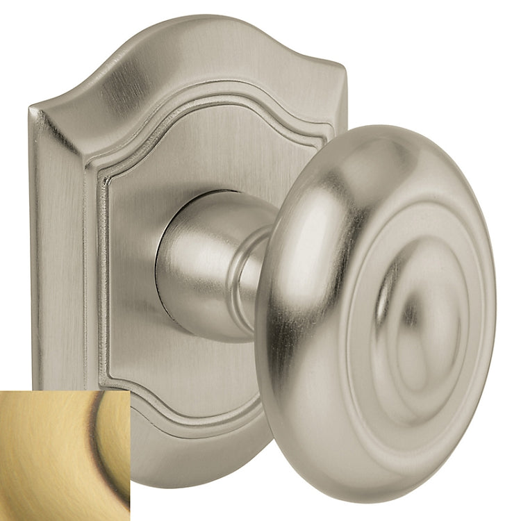 Baldwin Estate 5077 - Satin Brass & Brown (Rosette NOT INCLUDED)