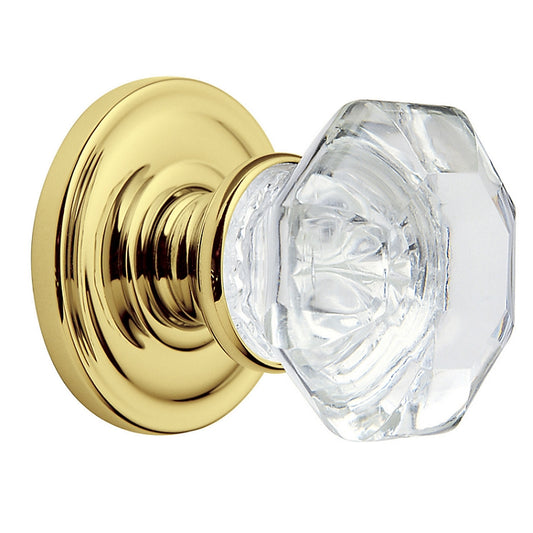 Baldwin Estate 5080 - Polished Brass (Shown with 5048 Rosette, Rosette NOT INCLUDED)