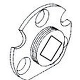 Baldwin Estate Dummy Spindle - Full Dummy Backplate