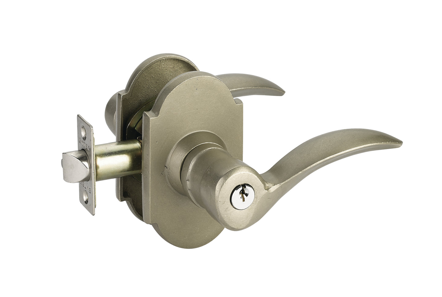 Emtek Sandcast Bronze Durango Keyed Lever with #1 Rosette