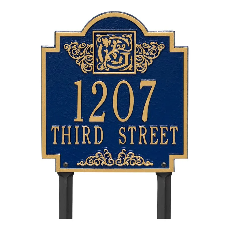 Whitehall Monogram Standard Lawn Two Line