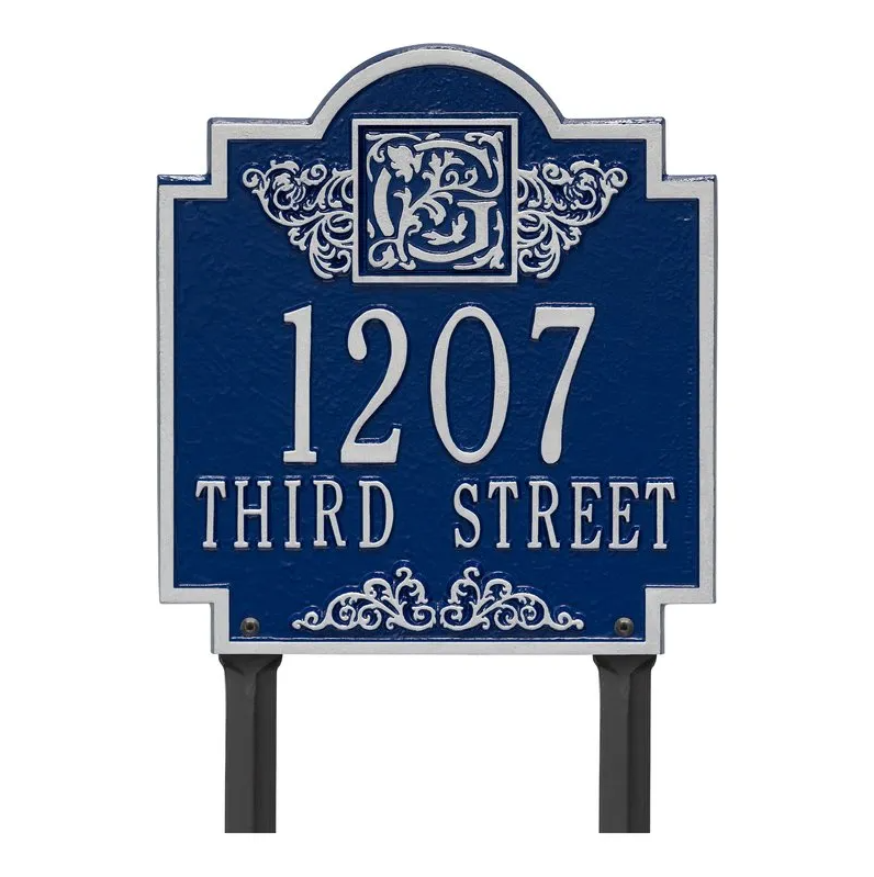 Whitehall Monogram Standard Lawn Two Line