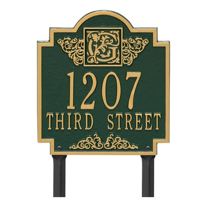 Whitehall Monogram Standard Lawn Two Line