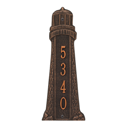 Whitehall 5133 Arch Marker Estate Wall Address Plaque in Oil Rubbed Bronze