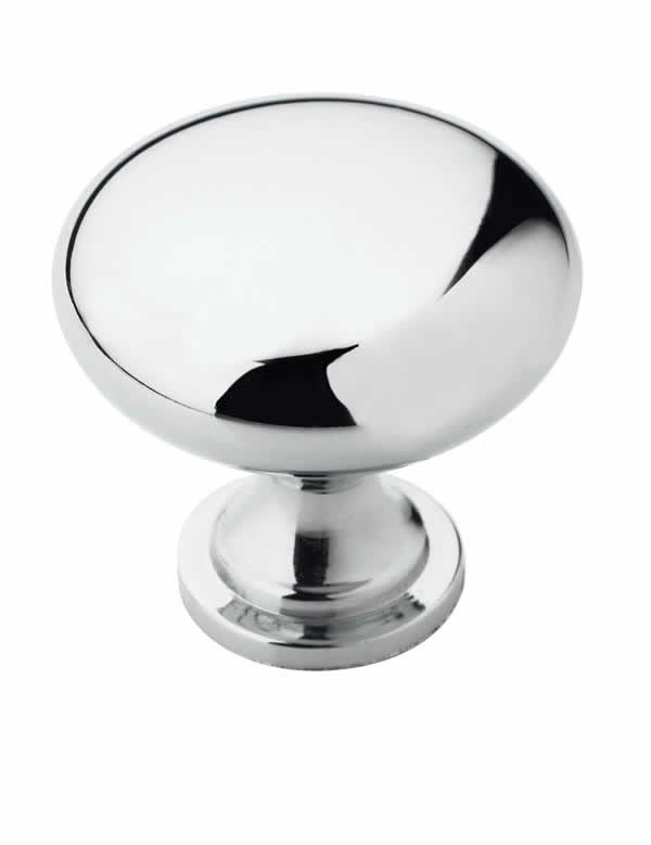 Amerock Edona 1-1/4 Inch Cabinet Knob Polished Chrome