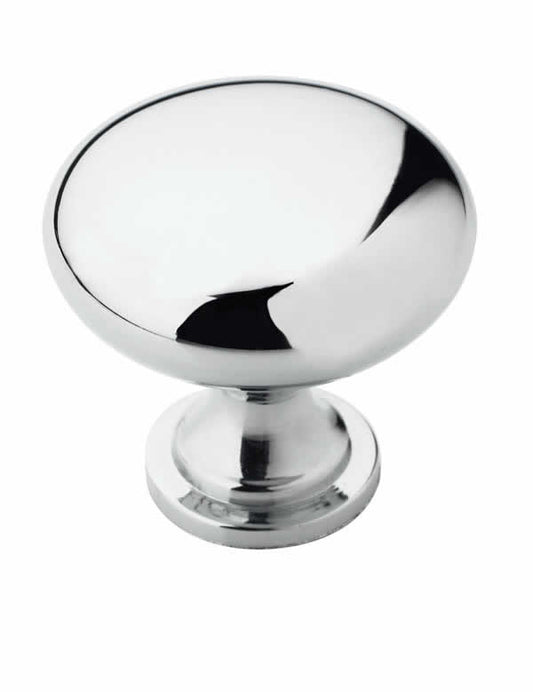 Amerock Edona 1-1/4 Inch Cabinet Knob Polished Chrome