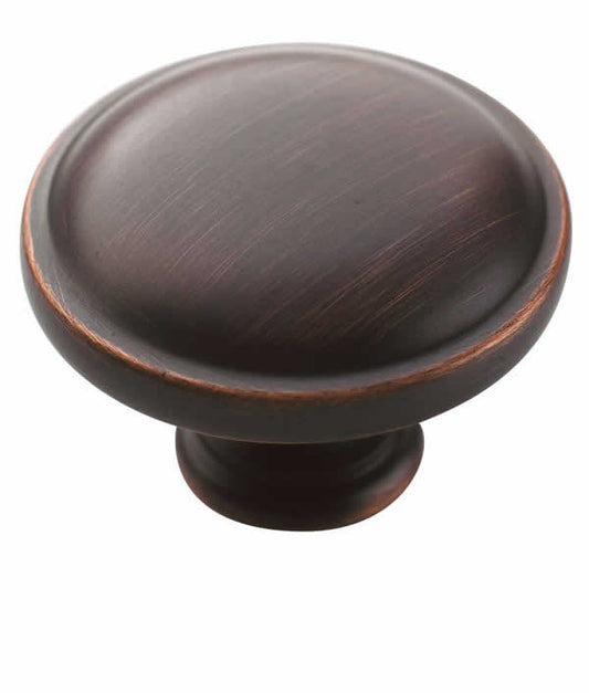 Amerock Allison Value 1-1/4 Inch Cabinet Knob In Oil-Rubbed Bronze