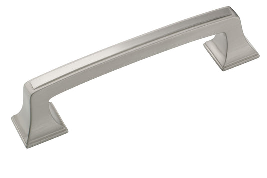 Amerock 3-3/4 Inch Mulholland Cabinet Pull In Satin Nickel