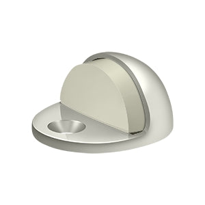Deltana Solid Brass Low Profile Floor Dome Stop