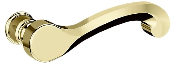 Baldwin Estate 5445v - Polished Brass ( Shown with 5048 Rosette, ROSETTE NOT INCLUDED )