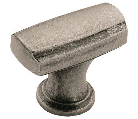 Amerock Highland Ridge 1-3/8 Inch Cabinet Knob In Aged Pewter