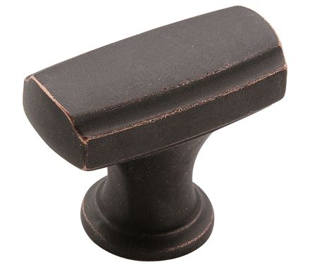 Amerock Highland Ridge 1-3/8 Inch Cabinet Knob In Dark Oiled Bronze