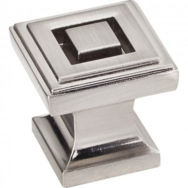  Hardware Resources Delmar Cabinet Knob in Satin Nickel