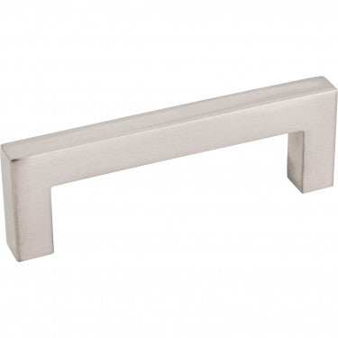 Hardware Resources 3" CC  Satin Nickel Square Stanton Cabinet Bar Pull